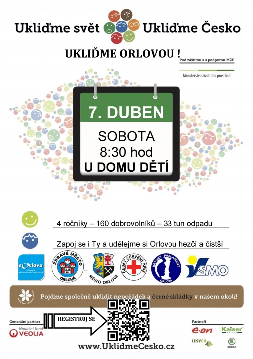 UKLIĎME ČESKO – UKLIĎME ORLOVOU!