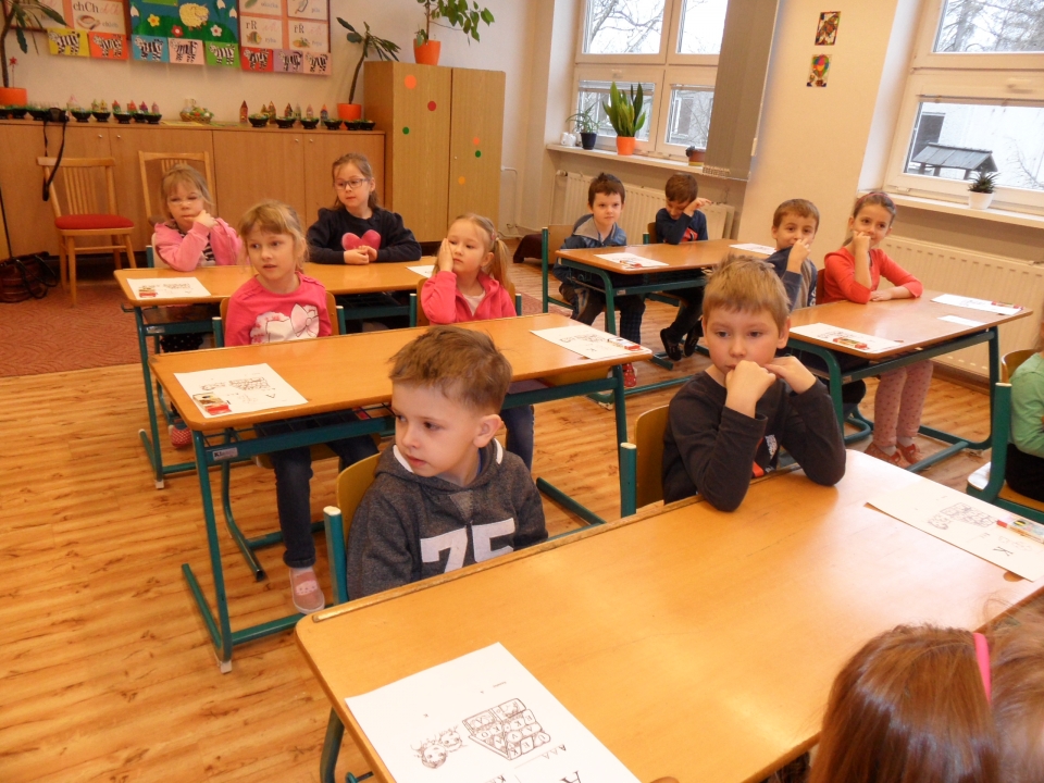 Návštěva dětí mateřské školy v ZŠ Mládí