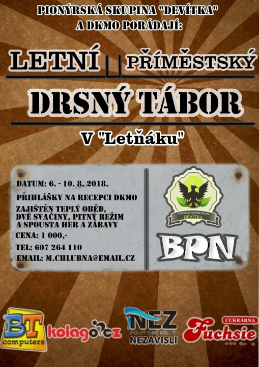 DRSNÝ TÁBOR V LETŇÁKU