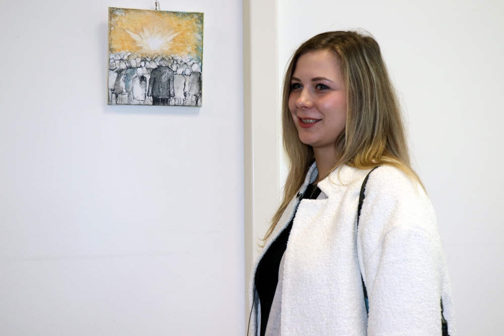 Třetí výstava Naděždy Hlouškové je v městské knihovně