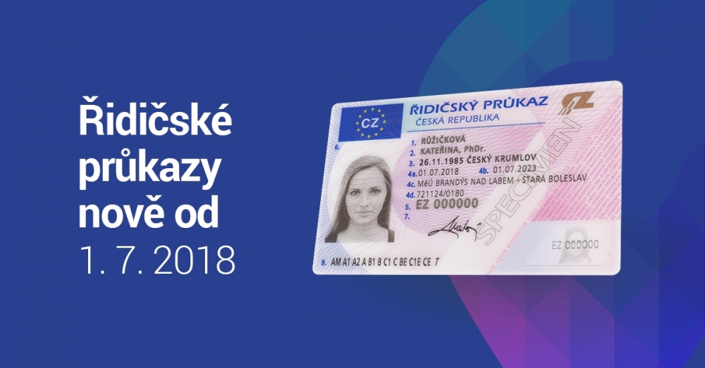Řidičské průkazy nově