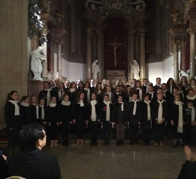 Velký úspěch ZŠ K.Dvořáčka - Mezinárodní festival vánoční a adventní hudby Bratislava 2018