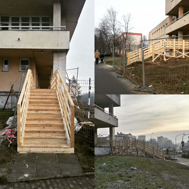 Přístup z Masarykovy tř. na poštu