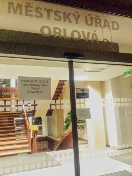 Na úřad letos naposledy ve čtvrtek 27. prosince 2018