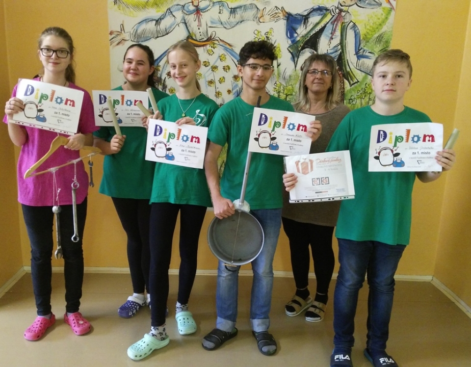 ZŠ K. Dvořáčka 1230 - Absolutní vítězství - FyzShow tentokrát s hudbou