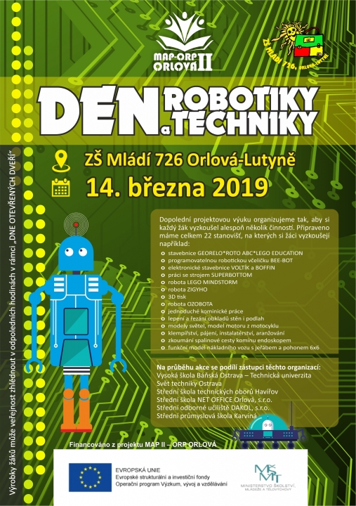 ZŠ Mládí - Den robotiky a techniky