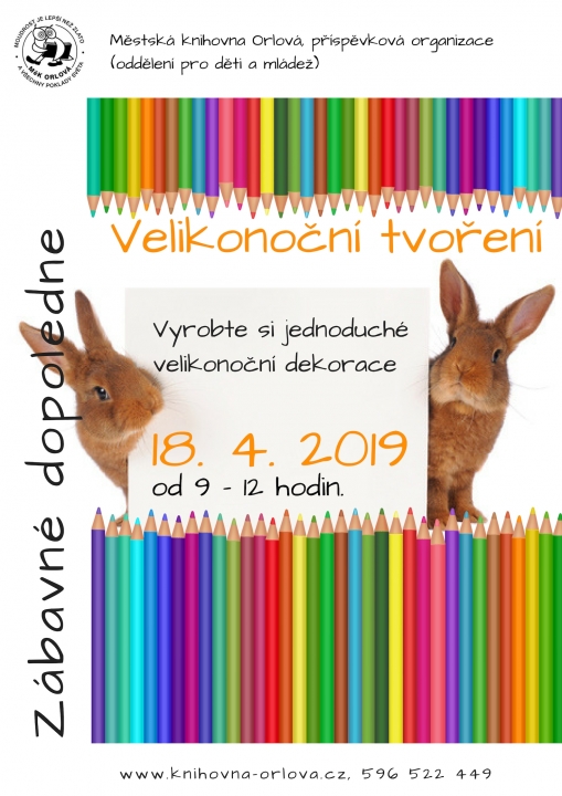 VELIKONOČNÍ TVOŘENÍ V MĚSTSKÉ KNIHOVNĚ