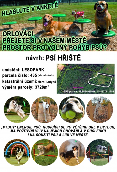 ANKETA - CHCETE V LESOPARKU OPLOCENÉ PSÍ HŘIŠTĚ?