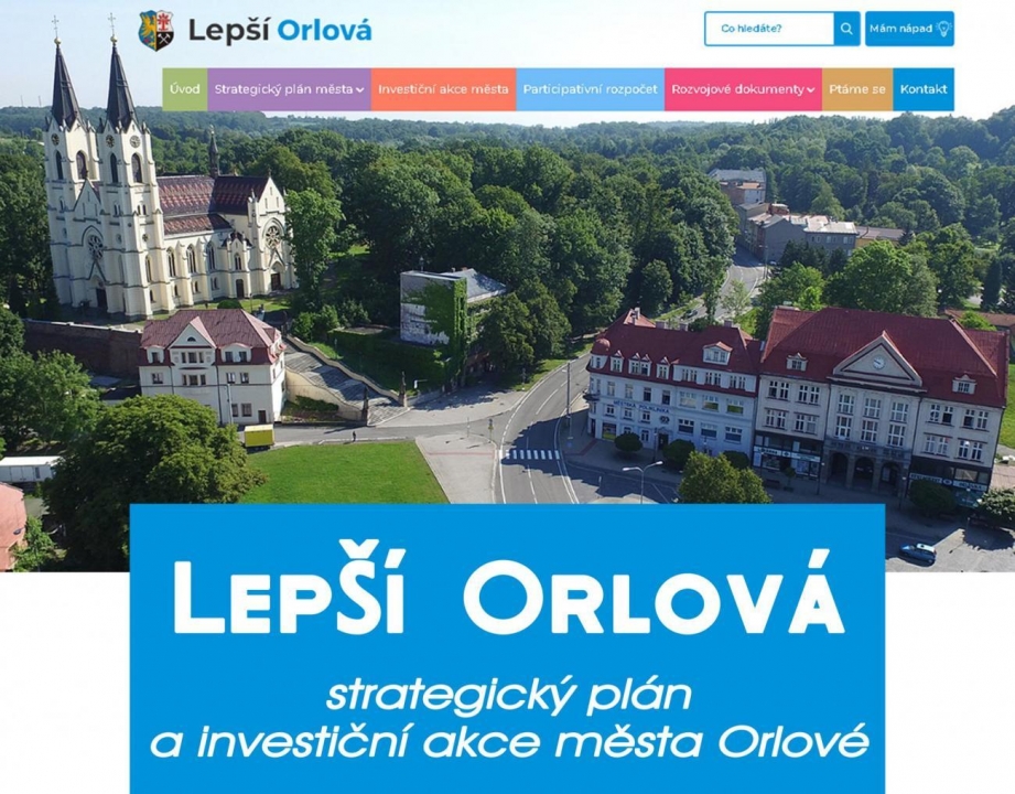 Nové podstránky "Lepší Orlová"