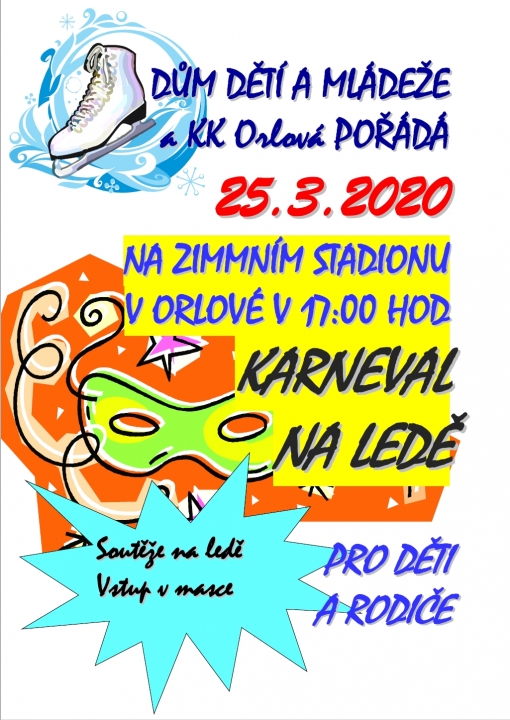 POZVÁNKA NA KARNEVAL NA LEDĚ
