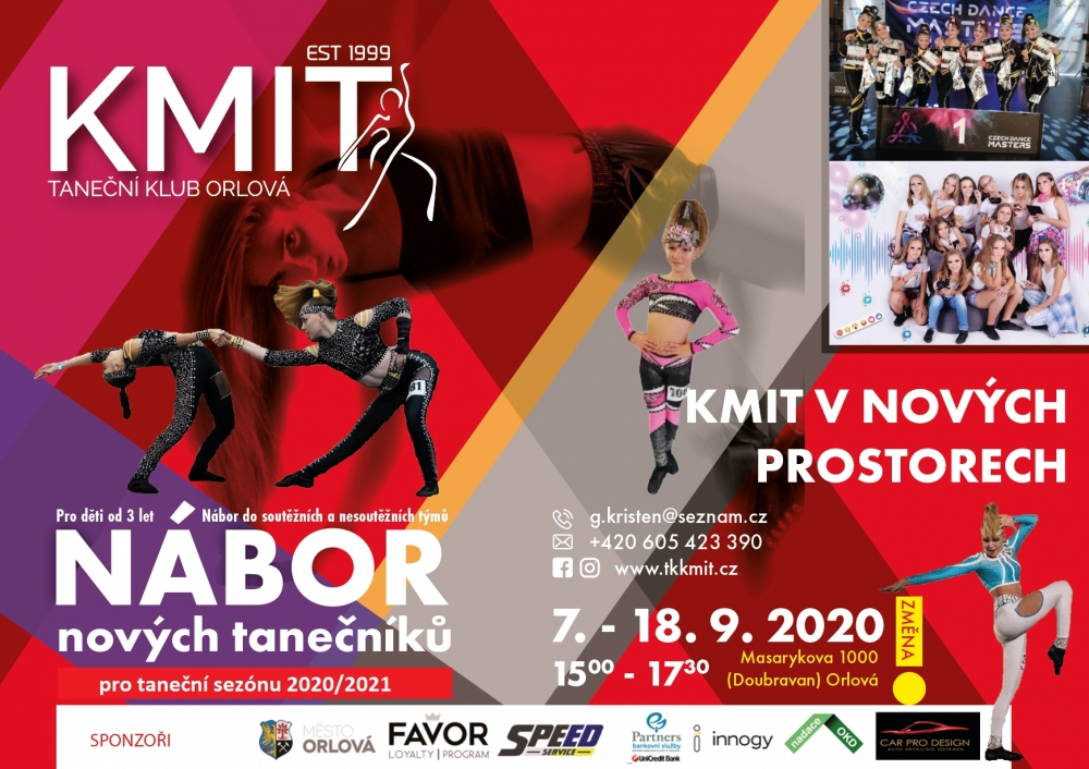TANEČNÍ KLUB KMIT LÁKÁ DO SVÝCH ŘAD
