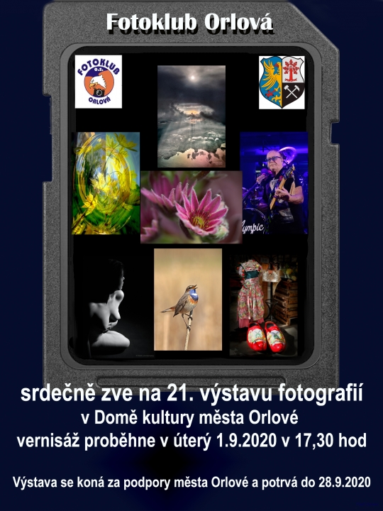 POZVÁNKA NA ZÍTŘEJŠÍ VERNISÁŽ FOTOKLUBU ORLOVÁ