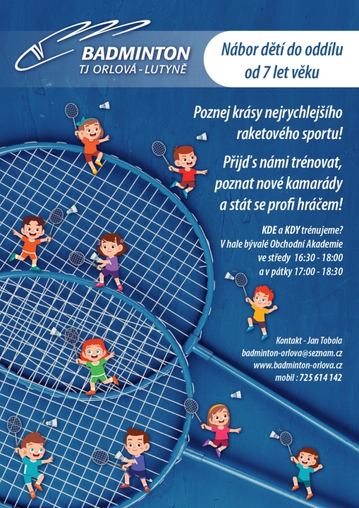NÁBOR DO BADMINTONU