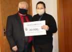 Sociální služby města Orlová obdržely příspěvek 30 tisíc korun.