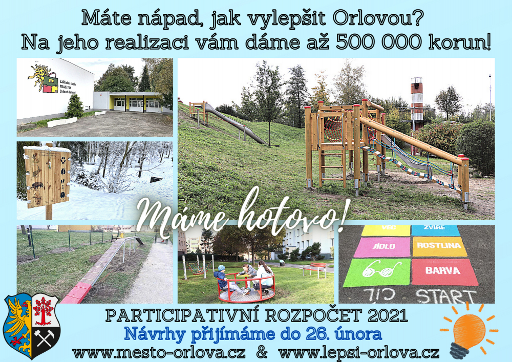 STARTUJE 3. ROČNÍK PARTICIPATIVNÍHO ROZPOČTU