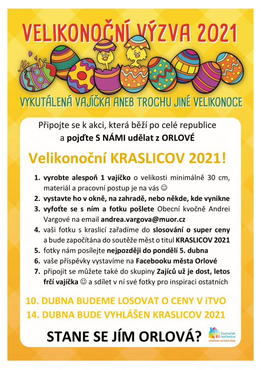 POJĎME Z ORLOVÉ UDĚLAT NEJLEPŠÍ KRASLICOV!