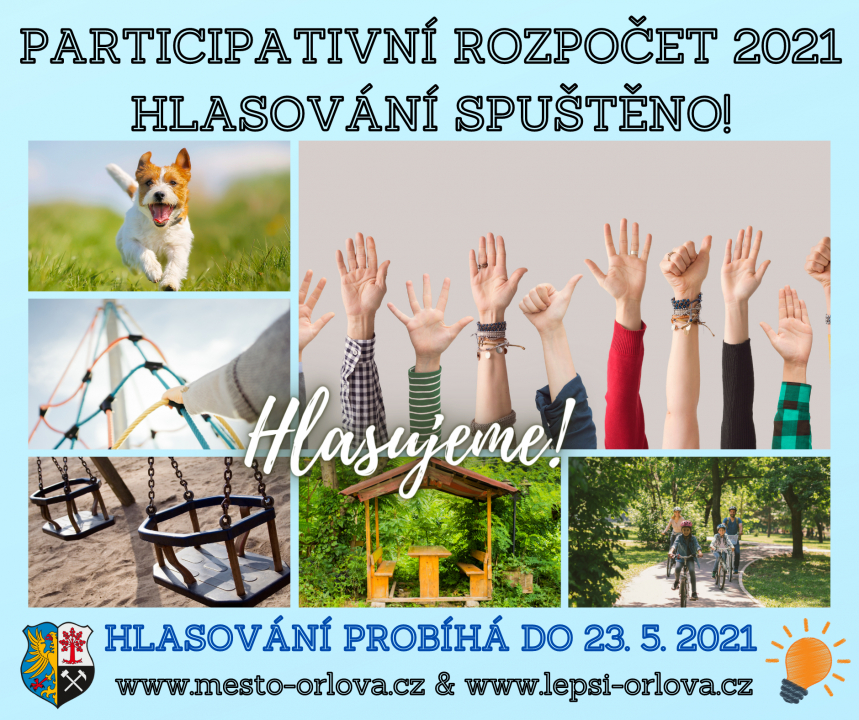 PARTICIPATIVNÍ ROZPOČET 2021: HLASOVÁNÍ SPUŠTĚNO!