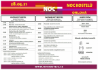 Program Noci kostelů 2021 v Orlové
