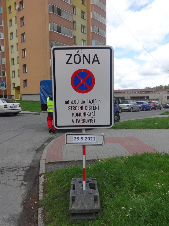 POZOR NA ČIŠTĚNÍ V ZÓNÁCH!