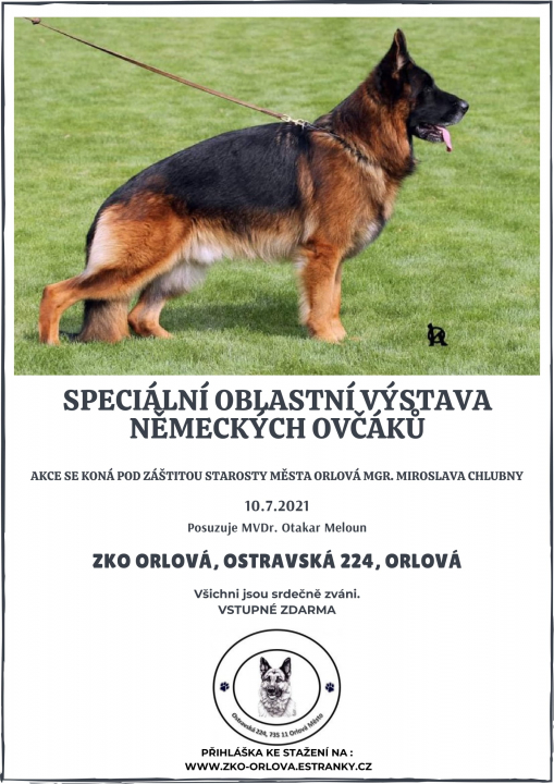 MÍSTNÍ KYNOLOGOVÉ ZVOU NA VÝSTAVU VLČÁKŮ