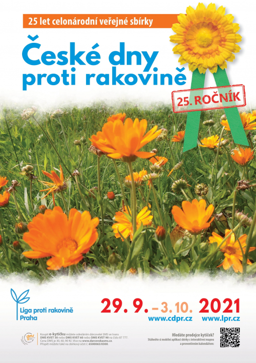 ČESKÝ DEN PROTI RAKOVINĚ PROBÍHÁ UŽ ČTVRT STOLETÍ