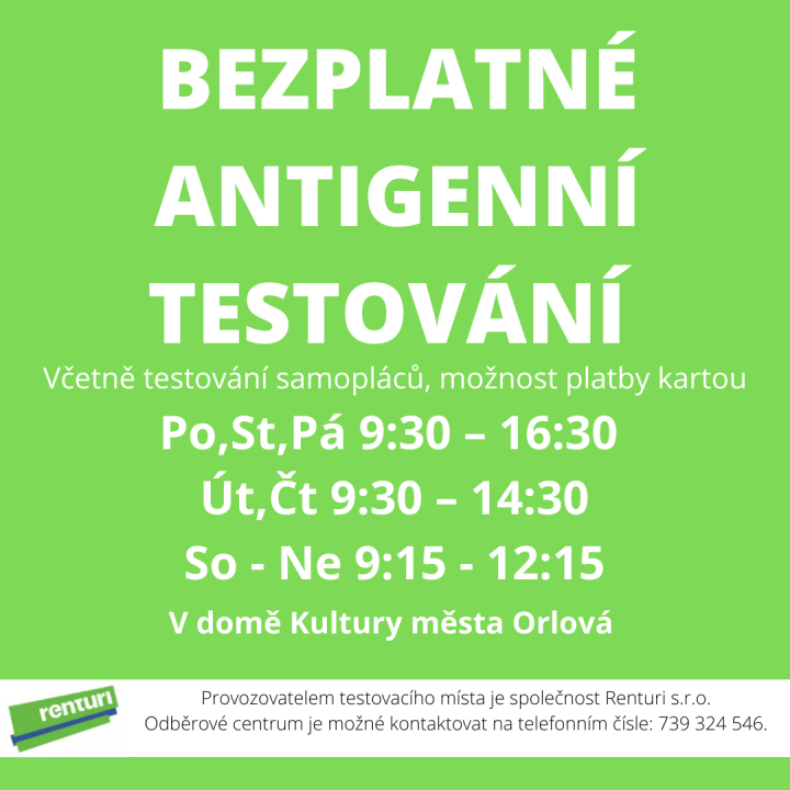 NA ODBĚROVÉM MÍSTĚ V DKMO SE TESTUJE KAŽDÝ DEN