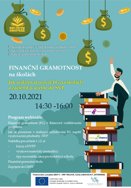 MAP II - Webinář - Finanční gramotnost na školách