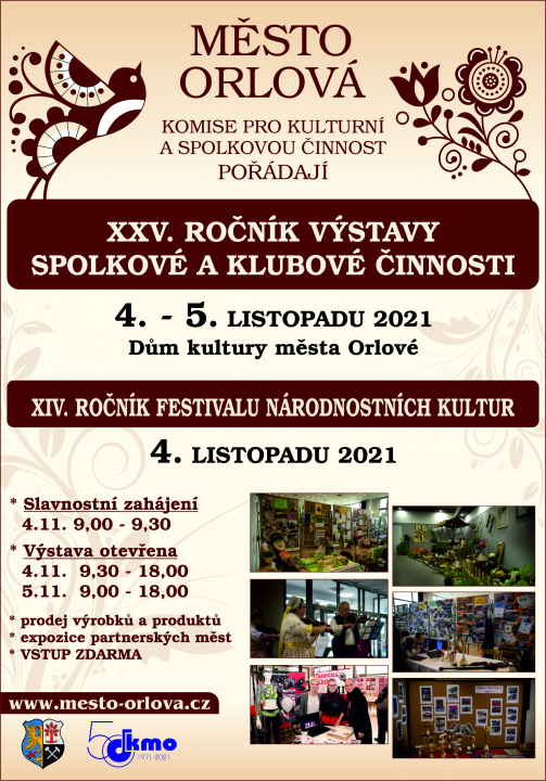 PŘIJĎTE NA VÝSTAVU SPOLKOVÉ A KLUBOVÉ ČINNOSTI