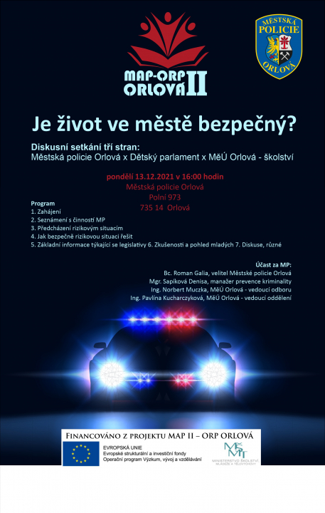 MAP II - Je život ve městě bezpečný?