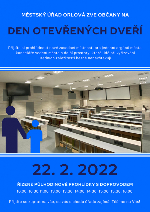 ZVEME VÁS NA DEN OTEVŘENÝCH DVEŘÍ NA ÚŘADĚ