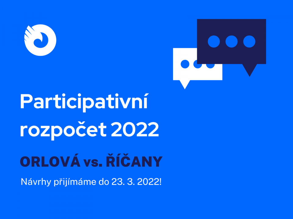 ORLOVÁ A ŘÍČANY SPOLU SOUTĚŽÍ V PARTICIPACI OBČANŮ