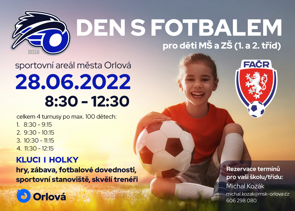 MSK - Pozvánka na akci "Den s fotbalem"