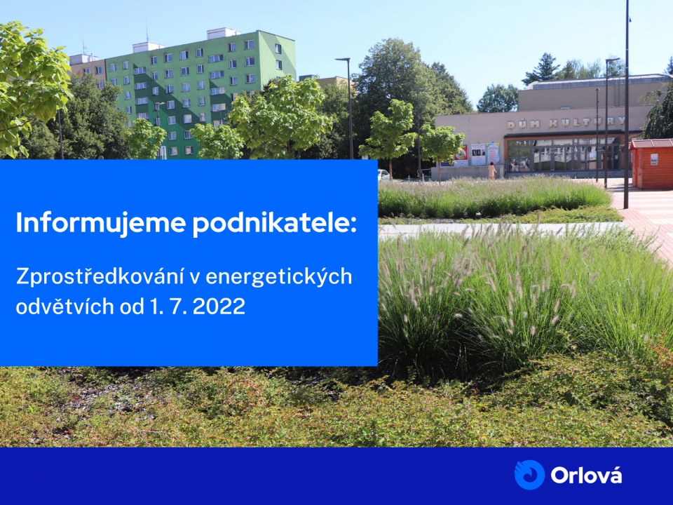 ZPROSTŘEDKOVÁNÍ V ENERGETICKÝCH ODVĚTVÍCH NOVĚ