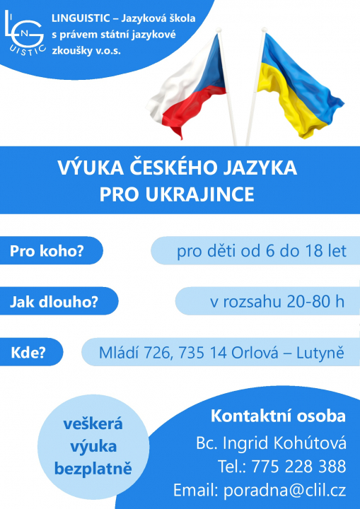 Kurzy českého jazyka (pro Ukrajince) / Курси чеської мови для українців