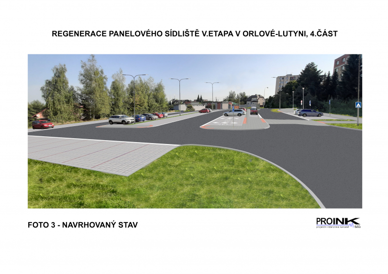 „Regenerace panelového sídliště V. etapa v Orlové-Lutyni, 4. část II"