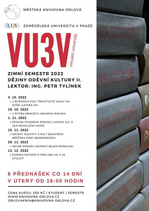 DĚJINY ODĚVNÍ KULTURY PŘEDNESE PETR TYLÍNEK