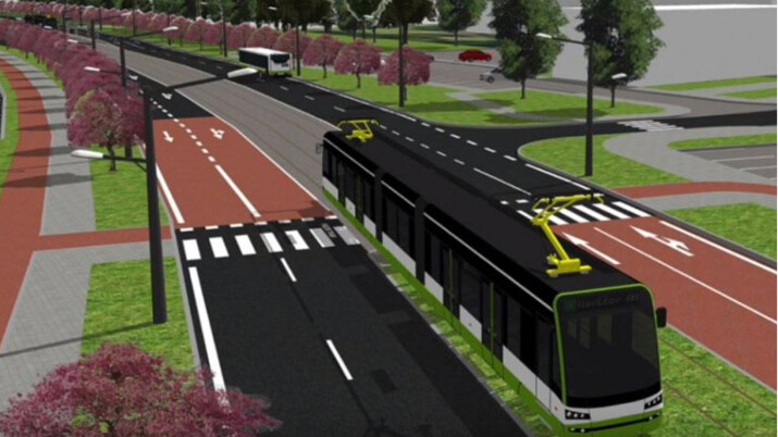 TRAMVAJE POJEDOU OKOLO ŠIKMÉHO KOSTELA ZA 10 LET