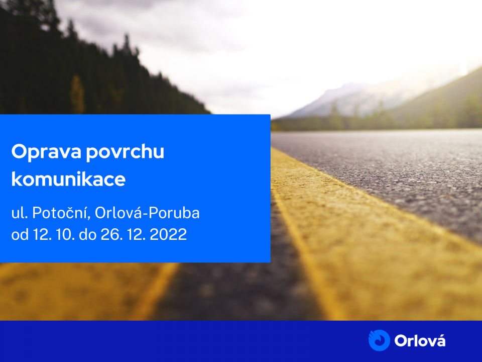 ULICE POTOČNÍ ZÍSKÁ NOVÝ POVRCH