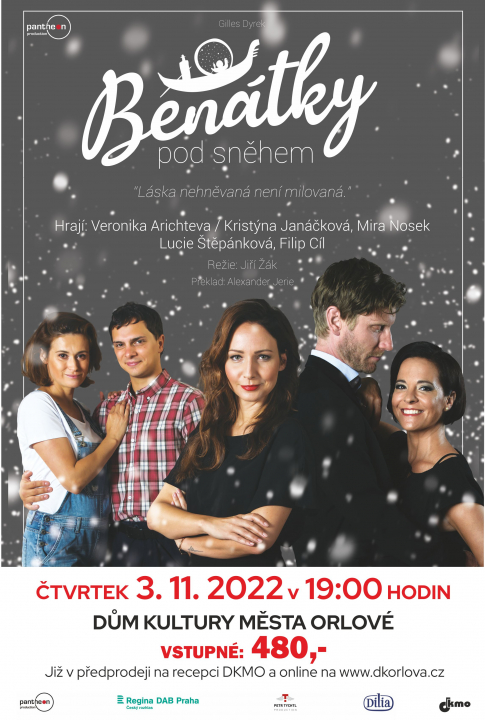 DŮM KULTURY UVEDE MODERNÍ KOMEDII BENÁTKY POD SNĚHEM