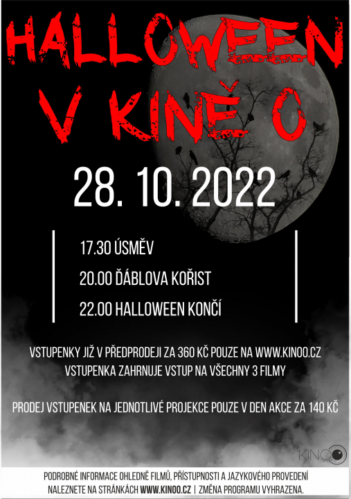HOROROVÉ PROMÍTÁNÍ SE BLÍŽÍ. MÁTE UŽ LÍSTKY?