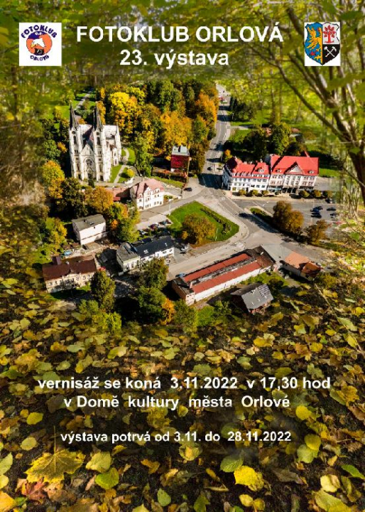FOTOKLUB ORLOVÁ ZVE NA VERNISÁŽ