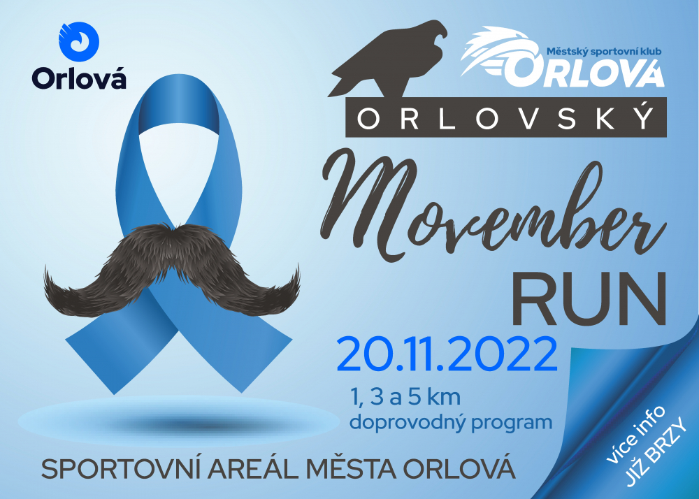 MOVEMBER RUN ROZHÝBE ORLOVÁKY