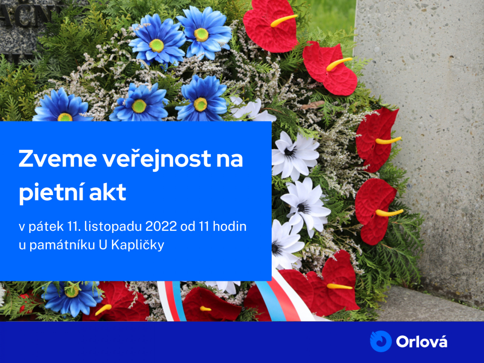 ZVEME NA PIETNÍ AKT KE DNI VETERÁNŮ