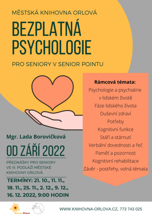 KNIHOVNA PEČUJE O DUŠEVNÍ POHODU SENIORŮ