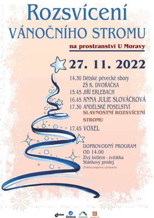 NEDĚLNÍM ROZSVÍCENÍM STROMU ZAHÁJÍME ADVENT