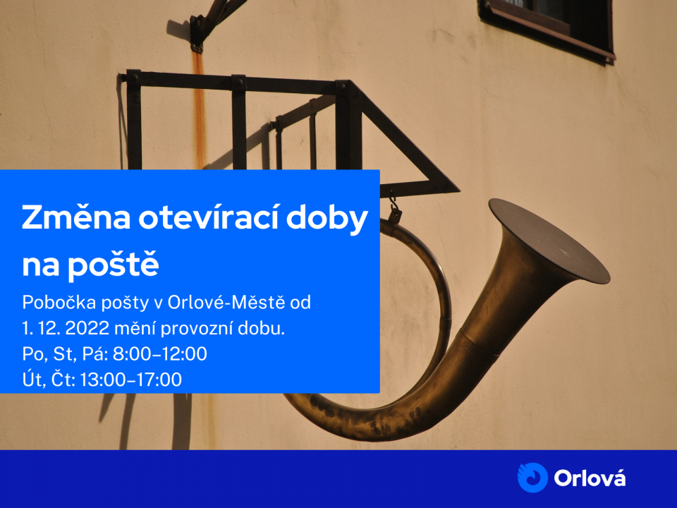 POŠTA NA JEDNIČCE MĚNÍ OTEVÍRACÍ DOBU