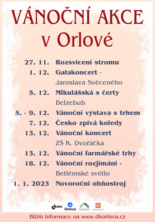 JAKÝ BUDE ADVENT V ORLOVÉ?