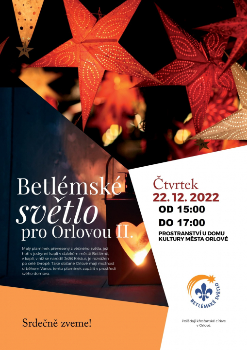 DRUHÁ ŠANCE PRO BETLÉMSKÉ SVĚTLO