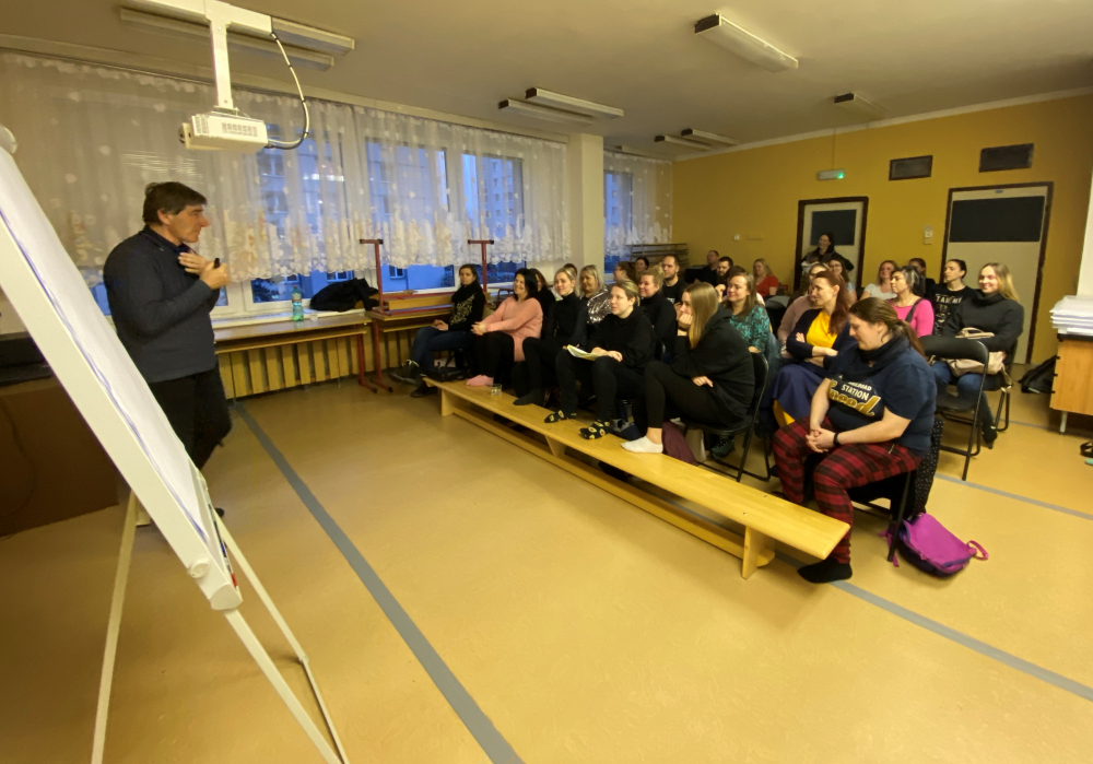 PhDr. Jan Svoboda v Orlové na MŠ K. Dvořáčka