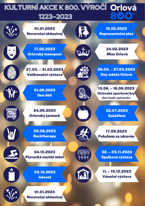 ORLOVÁ SLAVÍ 800 LET OD SVÉHO ZALOŽENÍ